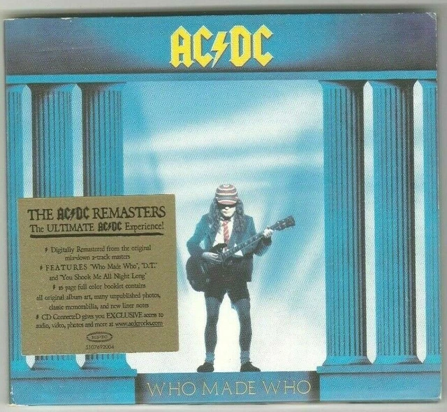 AC/DC WHO MADE Who The Remasters 2003 Issue Digipak CD $19.95 - PicClick AU
