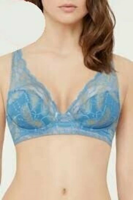 Soutien-gorge Coque Lise Charmel Antigel 85C - Rose Avec Accents Graphiques - Neuf Avec étiquettes