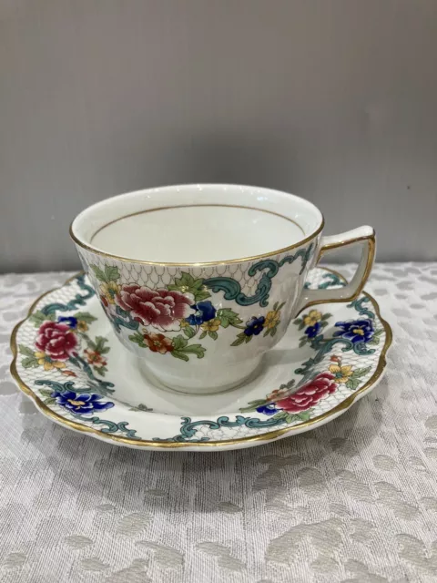 Vintage Booths Floradora Duo Tea Cup & Saucer A8042 Circa 1900 VGC England