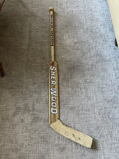 1990s STEVE LARMER Game Used Sher-Wood Hockey STICK Purchased From LA King  Store