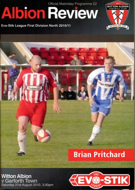 Witton Albion v Garforth Town 21/08/10 Northern Premier Division 1 North