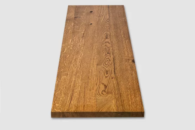 Scaffale scaffale a parete livello di posa ripiano rovere rovere selvatico 20 mm DL antico oliato