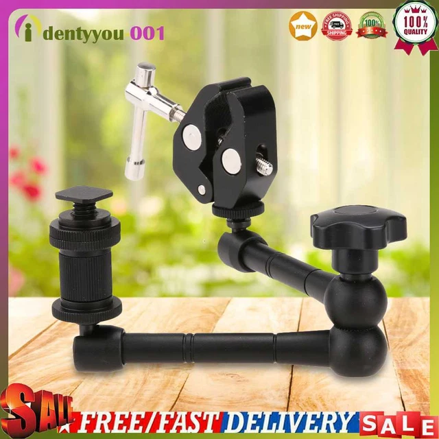 11 pulgadas de fricción ajustable brazo articulado mágico + Super abrazadera para monitor LCD DSLR L
