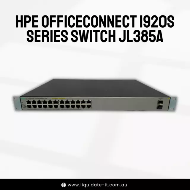 HPE OFFICECONNECT 1920S Series Switch JL385A $ - PicClick AU