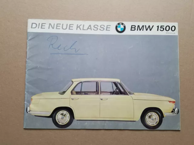 BMW 1500 Die neue Klasse Modell 1964 Prospekt