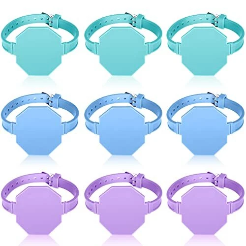 9 Pcs Silicone Memo Wrist Band Wearable Nurse Notepad in Watch Shape Reusable...