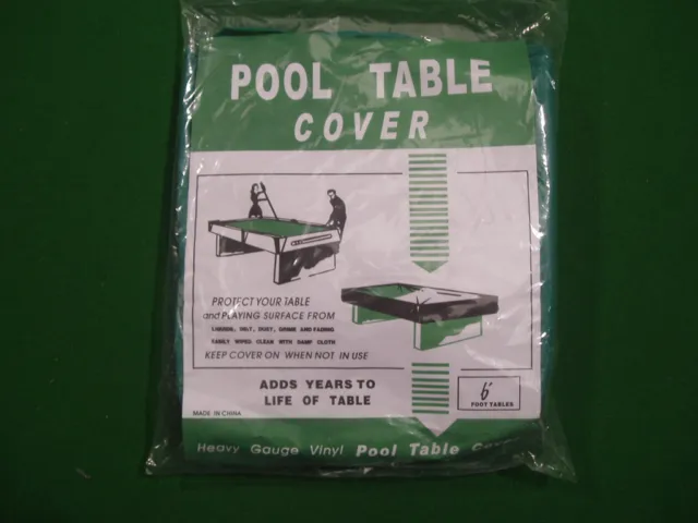 POOL TABLE COVER TO FIT 6 ft TABLES