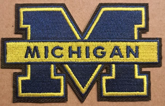 University of Michigan embroidered Iron on patch