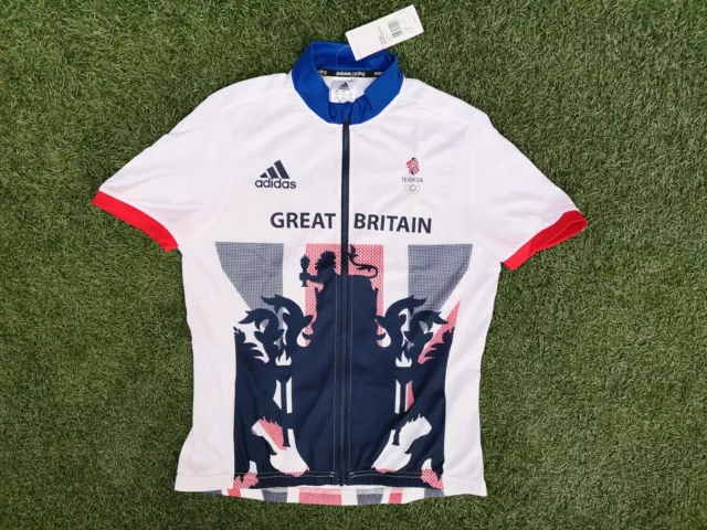 Adidas british cycling short sleeve jersey shop