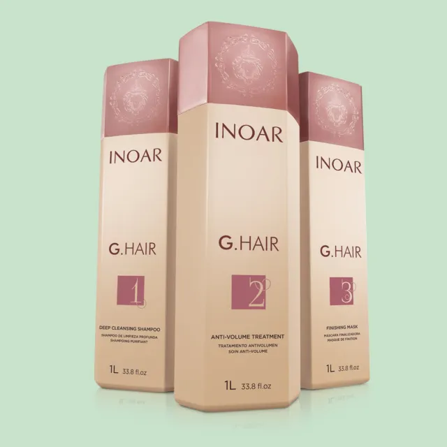 Inoar Ghair Kit de Lissage Bresilien 3 x 250 ml (reconditionné)