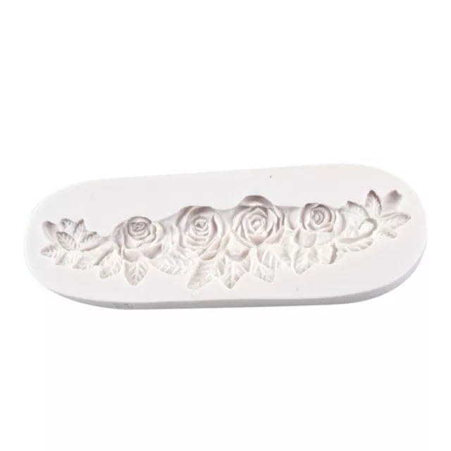 Silicone Chocolate Moulds Fondant Molds Rose Flower Shaped Silicone Material