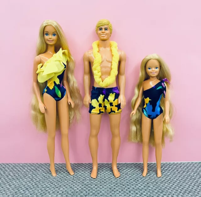 Barbie, Ken & Skipper Tropical - Vintage 1985