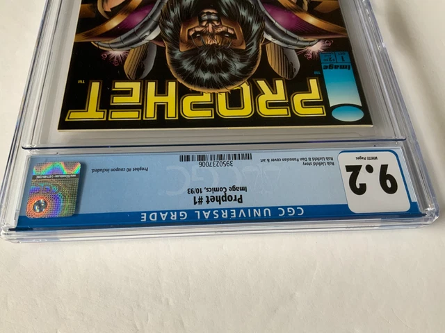 Prophet 1 Cgc 9.2 White Pages Coupon Included Rob Liefeld Image Comics 1993 Aa 8