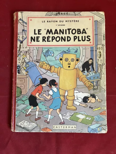 Le Rayon du Mystère, Jo Zette et Jocko Le Manitoba ne répond plus B6 de 1952 TBE