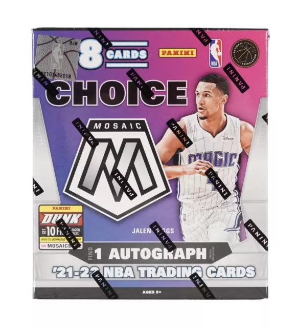 2021-22 Panini Mosaic Choice Nba Basketball Hobby Box New - Free Shipping 🔥🔥🔥