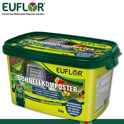 Euflor 5 kg schnellkomposter NPK-fertilizante microorganismos se pudran humus