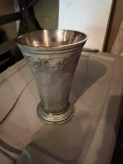 Antique Sterling Silver Cup.