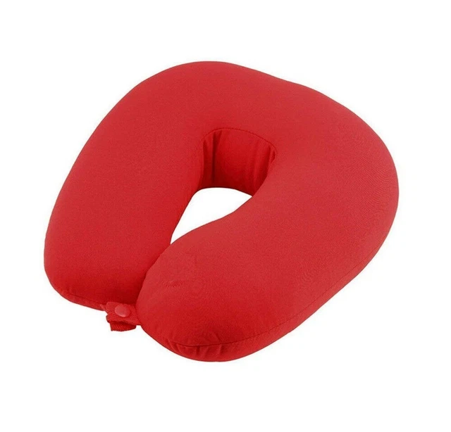 Nouveau oreiller de voyage en forme de U oreillers cervicaux relaxant doux... 3