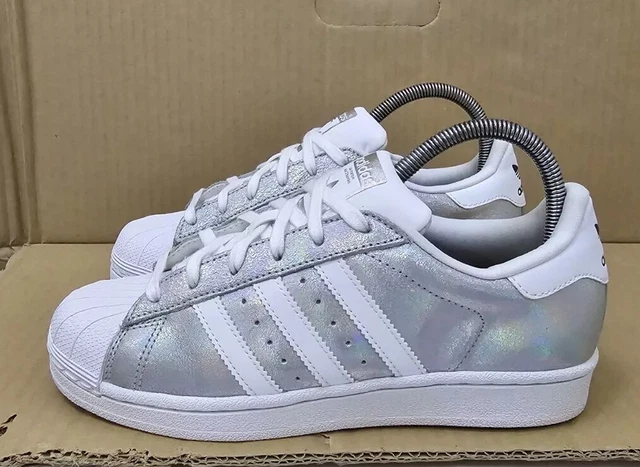 BNWT ADIDAS SUPERSTAR Cerise Holographic Trainers White Size Uk 4.5 Rare  New 49.50 - PicClick UK