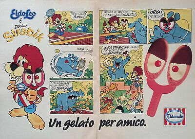 Pubblicità Advertising Werbung Italian Clipping 1991 GELATO ELDORADO STRABIK