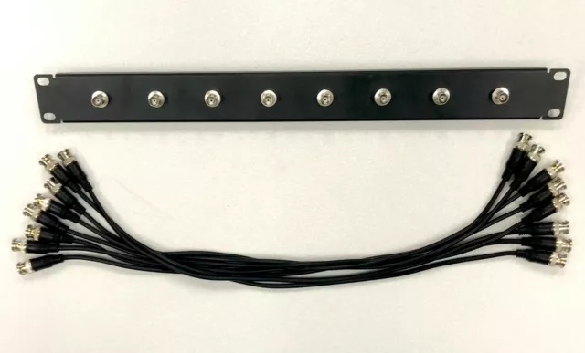 8 Antenna Front Mount Kit for Sennheiser with 20 inch GOLD BNC Cables     FMP820