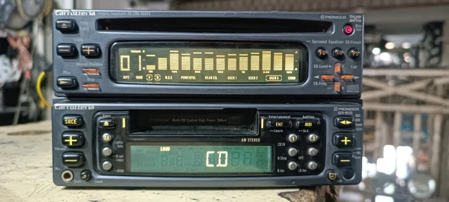 PIONEER CARROZZERIA KEH-M535 & CDX-505EQ Graphic Equalizer Car CD