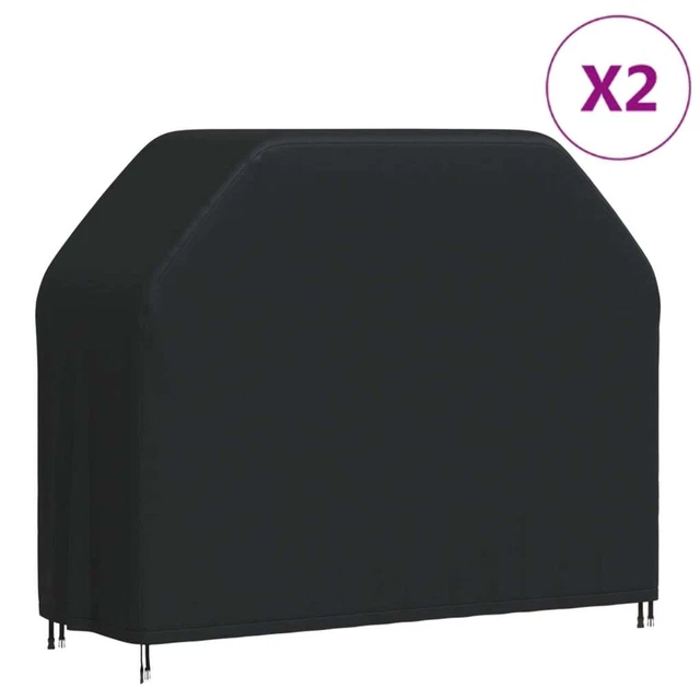 Housses de barbecue 2 pcs 140x58x106 cm tissu oxford 420D vidaXL