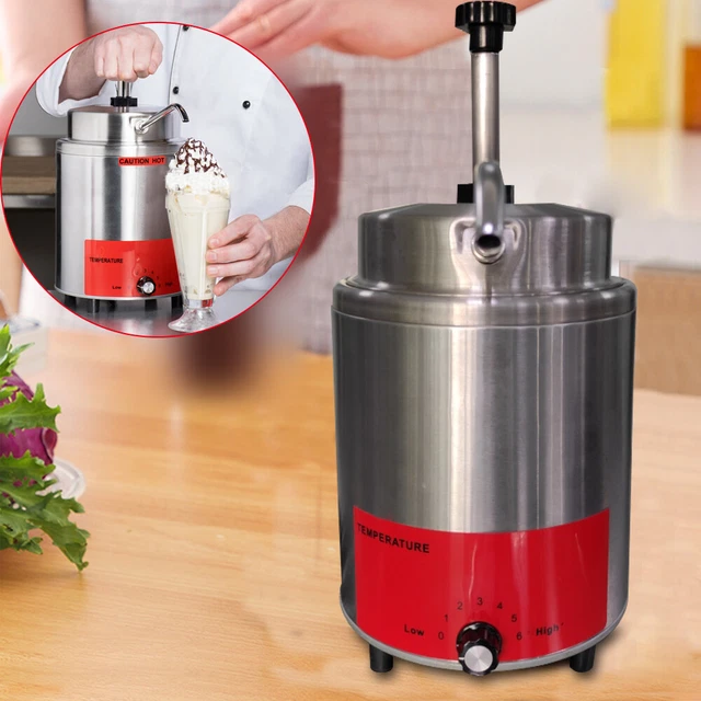 HOT MELTED BUTTER Dispenser Pump Cheese Warmer Popcorn Condiment Melter