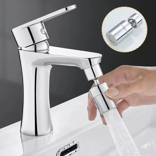 Kitchen Tap Aerator 360 Faucet Rotate Swivel End Diffuser Male Thread Adapter