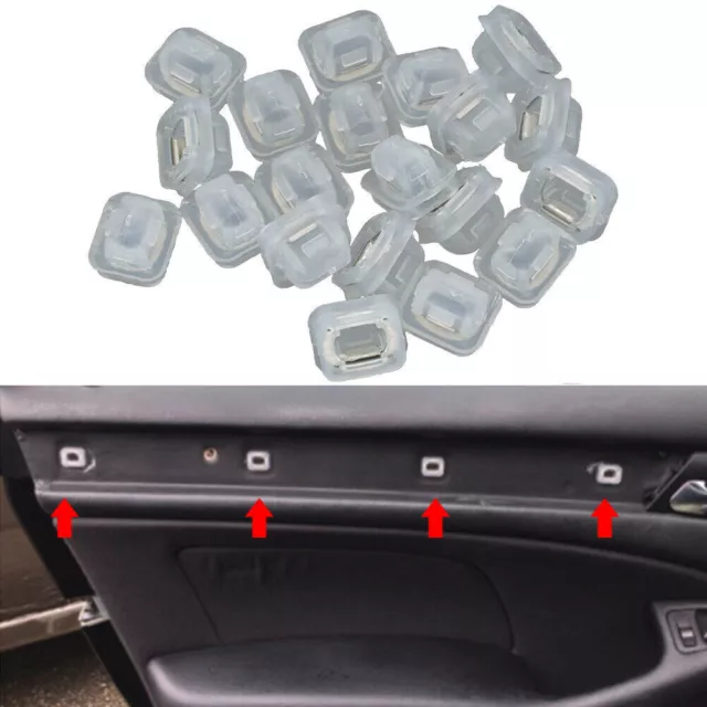 Interior Trim Moulding Clips Door Retainer For BMW 3 Series E46 E90 E91 1set