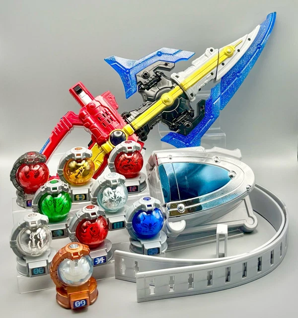 POWER RANGERS COSMIC Fury Kyuranger Kyuza Weapon 9 Kyutama Belt Lote ...