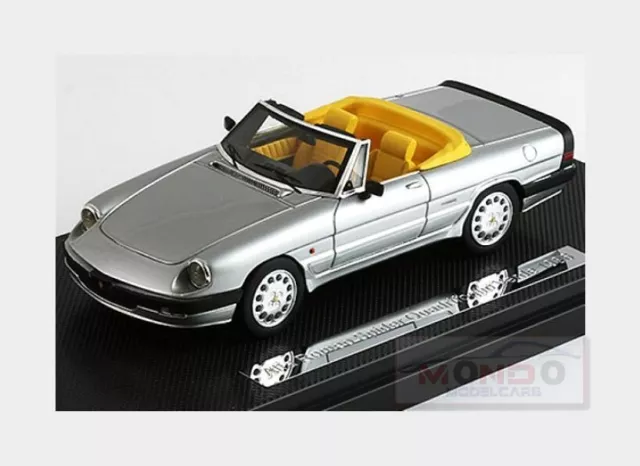 1:43 Silas Alfa Romeo Spider Quadrifoglio Verde Open 1986 3 Silver MR43103A.GM M