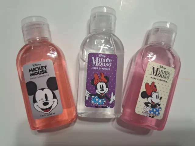 3 saneamiento de manos Mickey and Minnie Mouse 2,1 oz