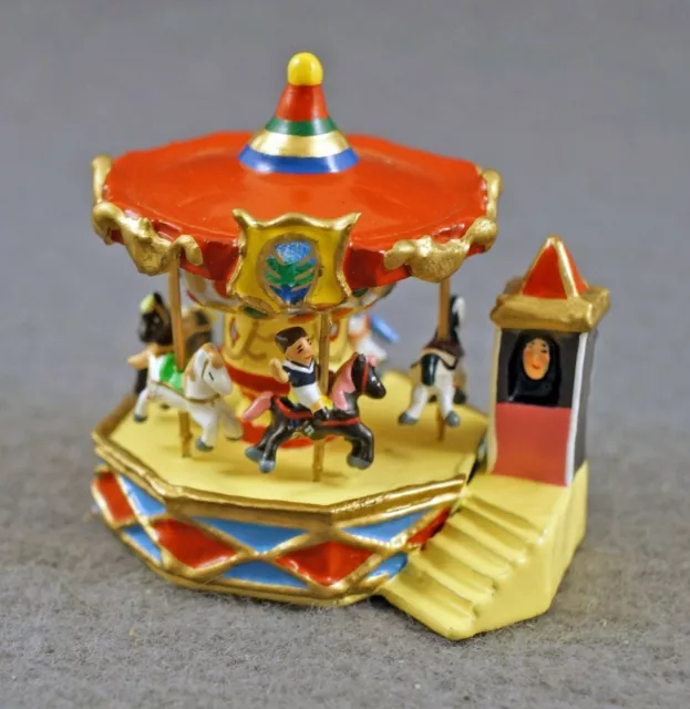 J Carlton by Gault French Miniature Carousel in Paris Provence Park Figurine