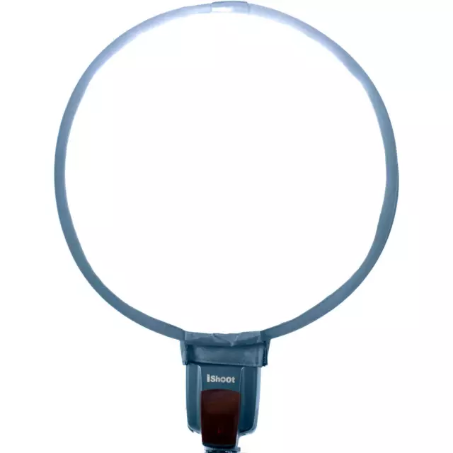 30cm Easy-fold Round Mini Flash Softbox Diffuser Reflector for Sony Olympus Metz