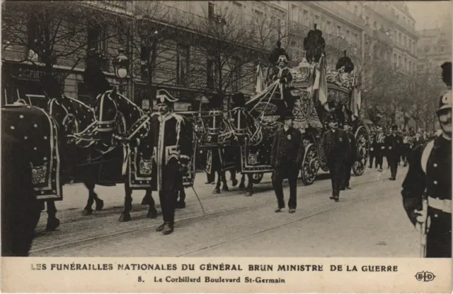 CPA PARIS 6th - The National Funeral of General Brun (52725)