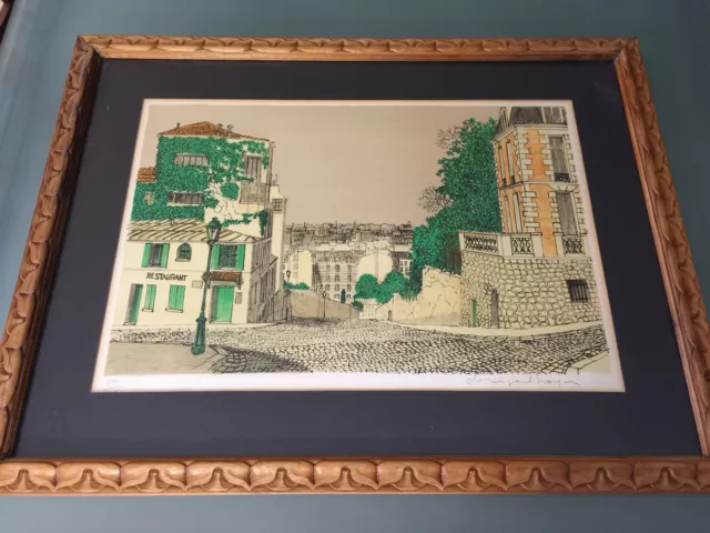 Denis Paul Noyer Etching Print, Societe de Verification de la Nouvelle Gravure