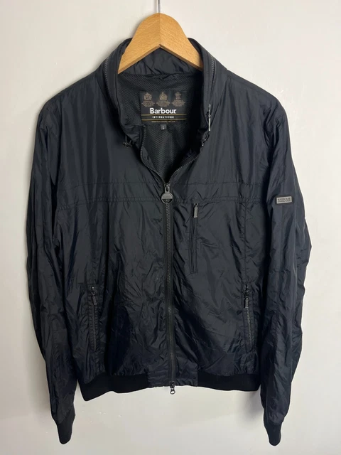 Bomber da uomo con colletto alto, tinta unita, con cerniera, con tasche multiple, slim fit, giacca invernale da uomo, termica, per il tempo libero, tinta unita, casual, classico vintage, Blu, L