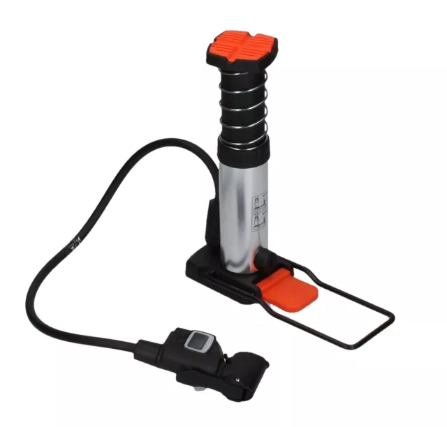 JMP Profesional Mini un Cilindro Bomba Aire de Pie Digital para Bicicleta, Vespa