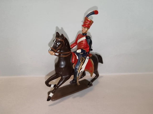 Figurine CBG – Cavalier Empire – Officier 6ème Hussard – Années 1950 – Occasion