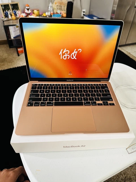 Apple MacBook Air 13in laptop (Apple M1 Chip, 8GB RAM, 256GB, 2020, Gold) OB