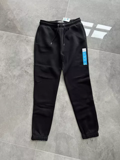 Mens plain black tracksuit bottoms 2025