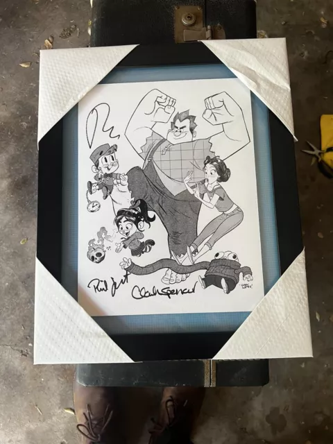 Disney: Ralph Breaks  The Internet Concept  Drawing Signed 12x9 Cory Loftis