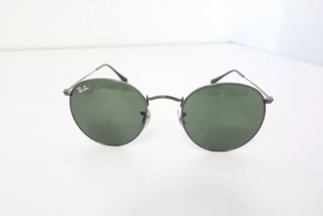 Ray Ban Round Metal Unisex Sonnenbrille RB3447 Schwarz Sehr guter Zustand