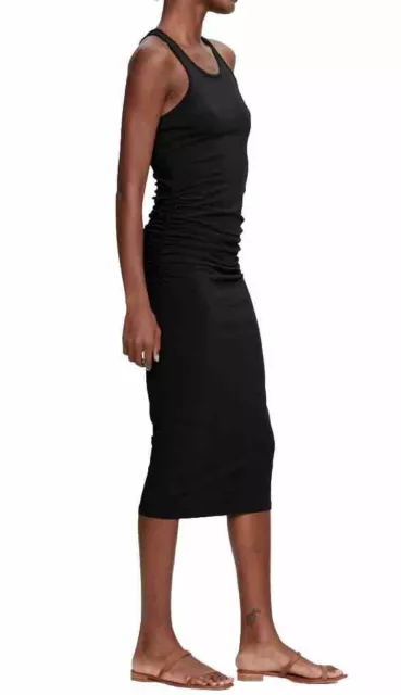 NWT Michael Stars Racerback Midi Dress Black Extra Large XL $88