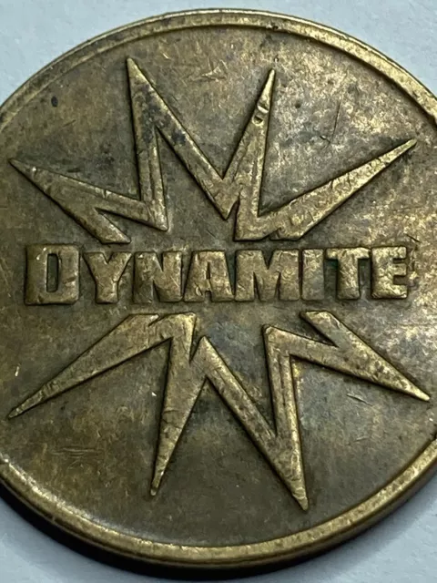 DYNAMITE CAR WASH TOKEN TUCSON ARIZONA OBSOLETE #bz1