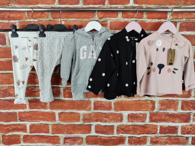 BABY GIRL BUNDLE AGE 12-18 MONTHS NEXT GAP etc LEGGINGS JUMPER HOODIE SET 86CM