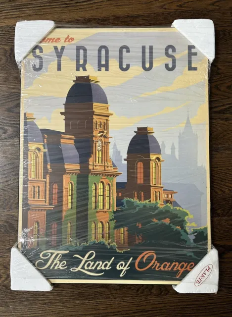 Syracuse  “The Land of Orange” Plak-IT poster