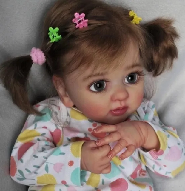 40CM REBORN BABY GIRL DOLL Hand Made Lifelike 3D Painting with Veins Gifts New