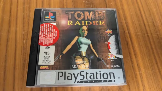 tomb raider sony Ps1 PlayStation 1 PAL Free post M